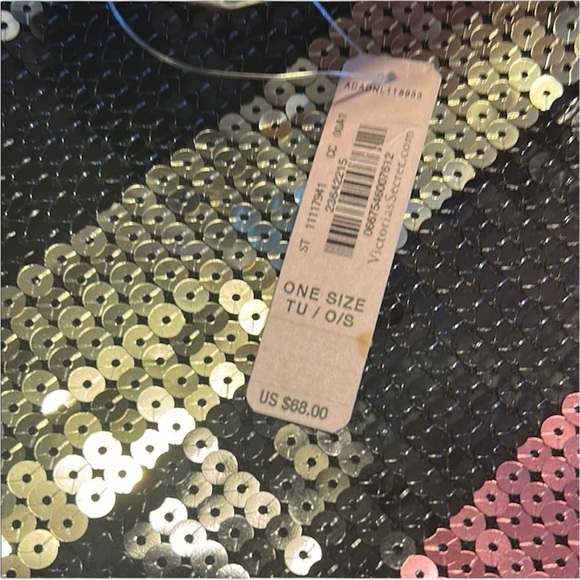 Victoria's Secret Black and Red Glamorous Tote and Cosmetic Bag - Picture 5 of 10